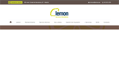 Desktop Screenshot of lemon.es